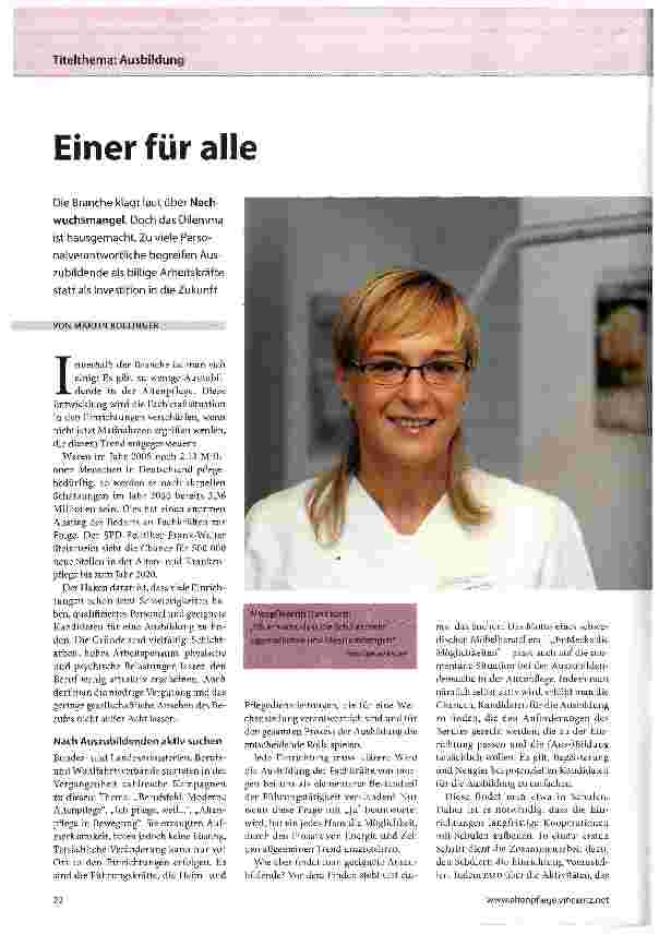 Vorschauseite 1: Einer für alle