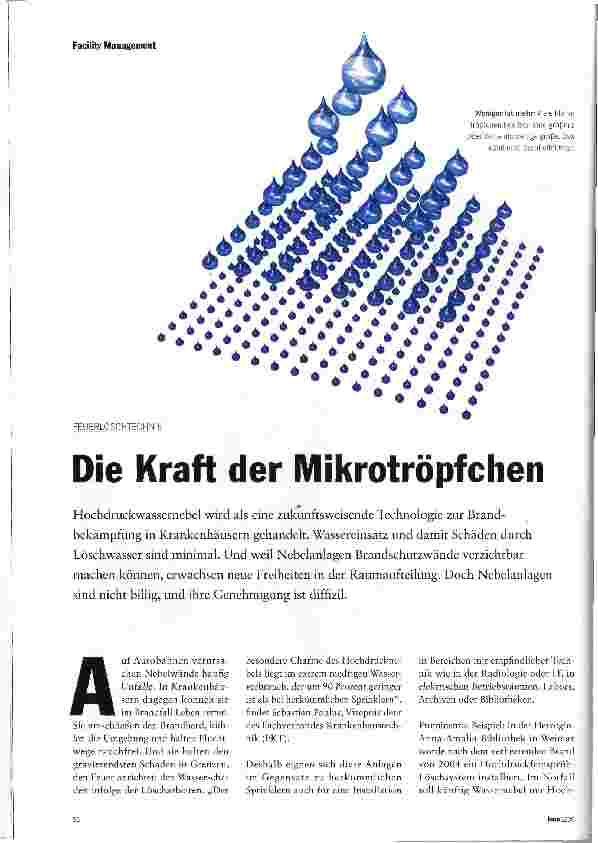 Vorschauseite 1: Die Kraft der Mikrotröpfchen