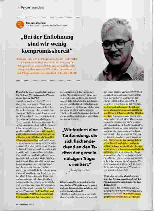 Vorschauseite 1: Bei der Entlohnung sind wir wenig kompromissbereit