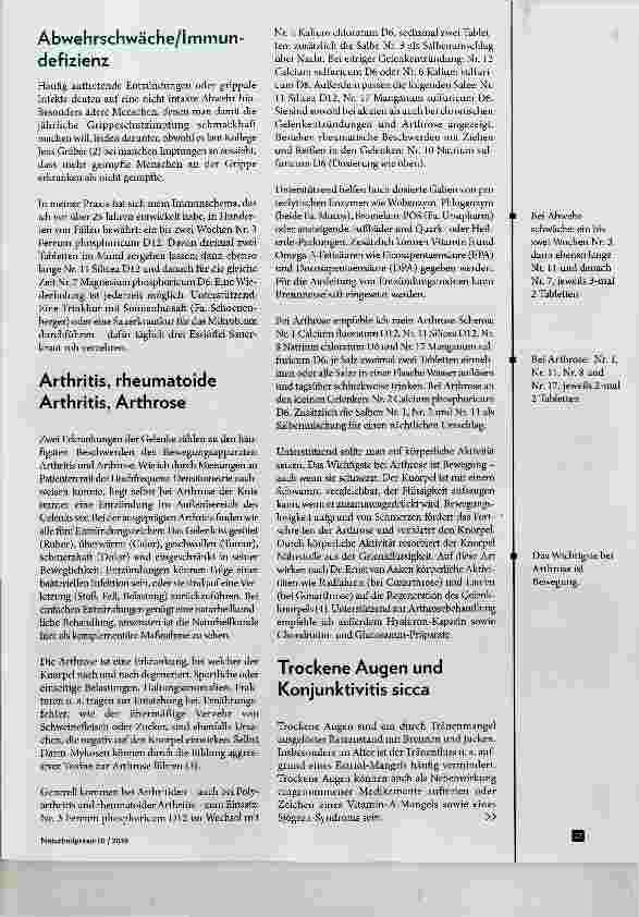 Vorschauseite 2: Schüfeler-Salze in der Geriatrie