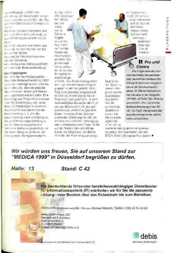 Vorschauseite 2: Bettenaufbereitung: dezentral bewährt sich