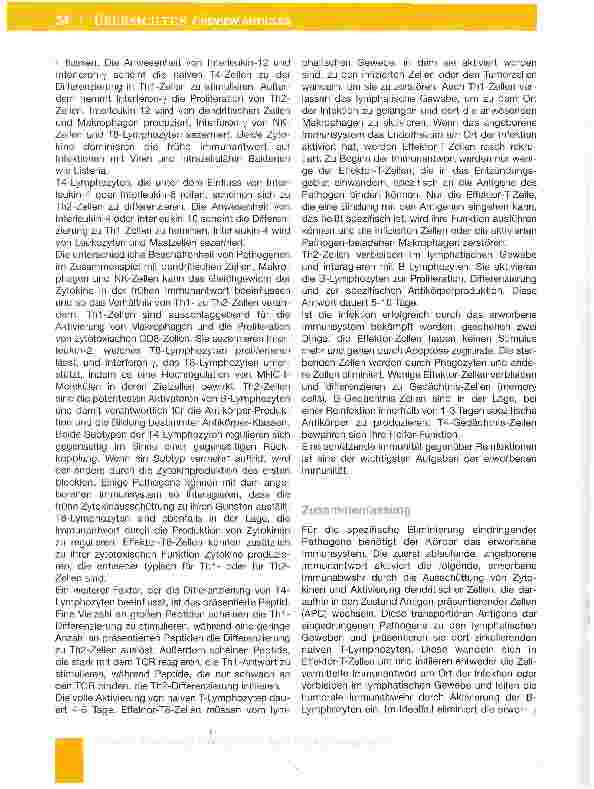 Vorschauseite 6: Teil 2: Das erworbene Immunsystem