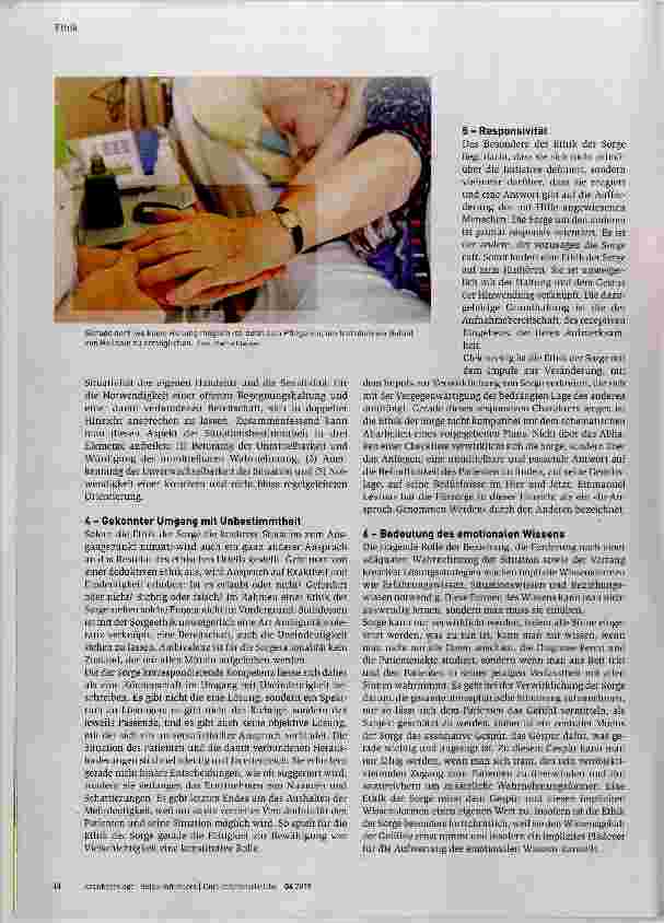 Vorschauseite 3: Pflege als Praxis der Sorge und Zuwendung