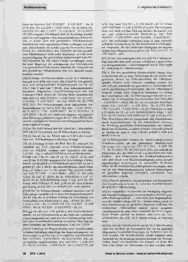 Vorschauseite 3: Ersatzurlaub Ausschlussfristen Anspruchsübergang