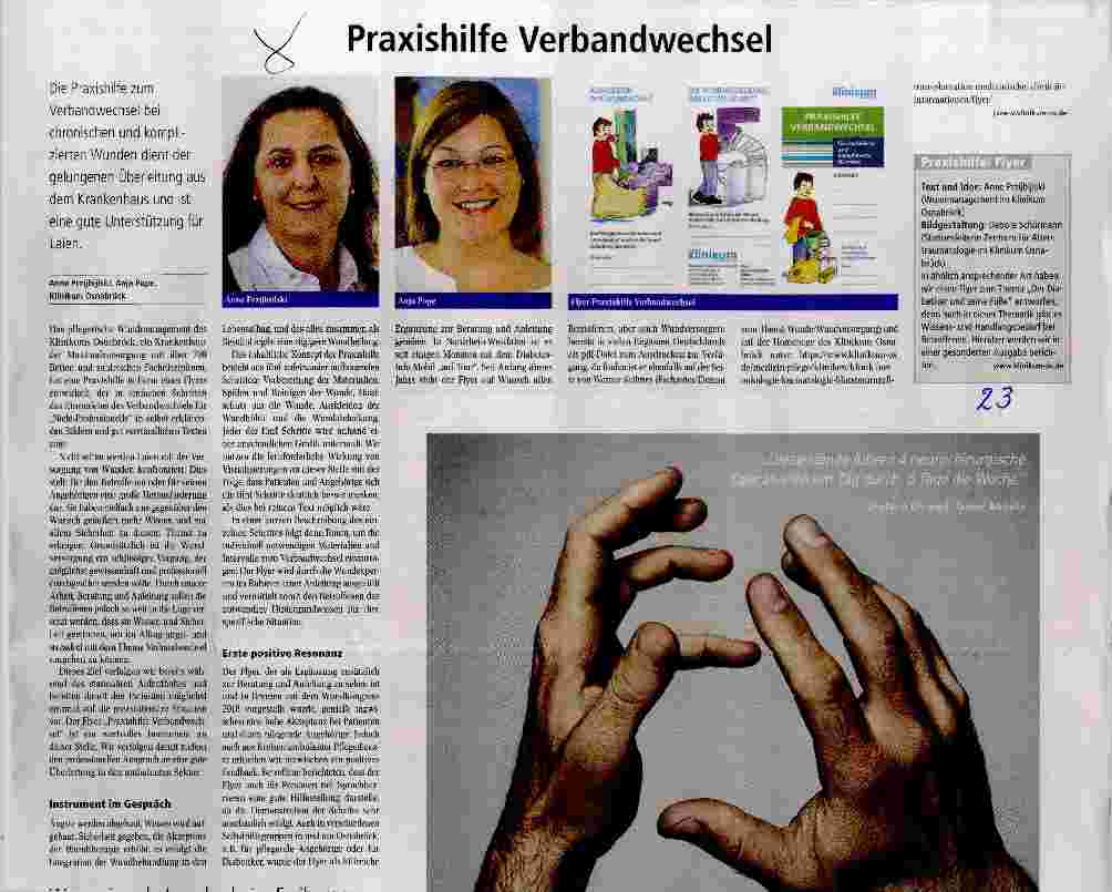 Vorschauseite 1: Praxishilfe Verbandwechsel