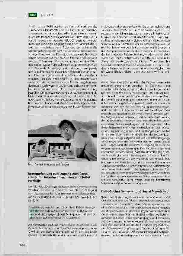 Vorschauseite 4: Die Umsetzung der Europäischen Säule sozialer Rechte