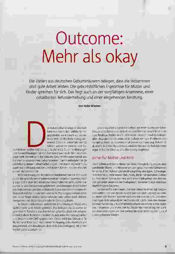 Vorschauseite 2: Outcome: Mehr als okay