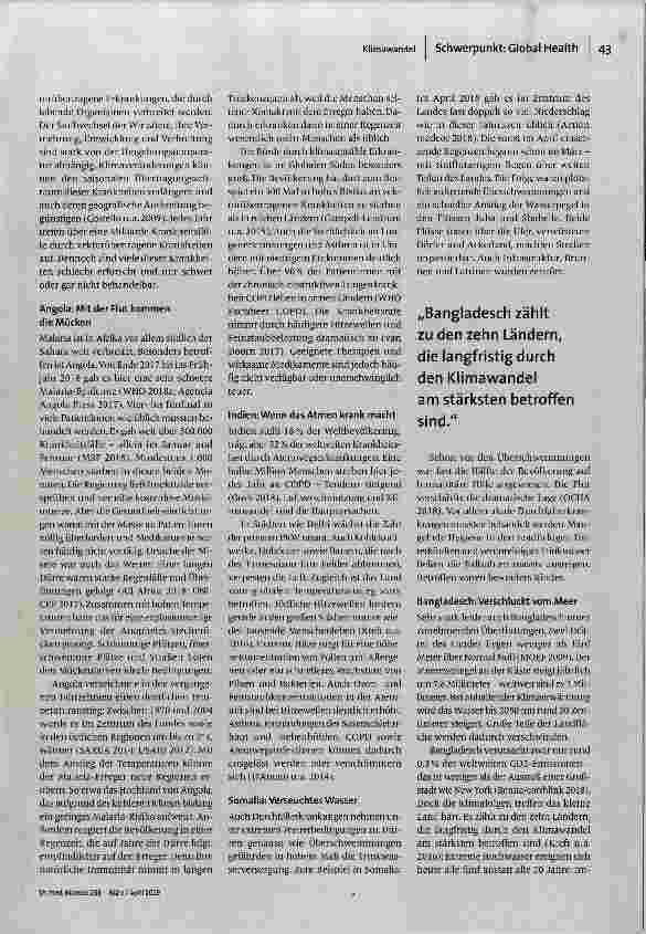 Vorschauseite 2: Klimawandel ist ungesund