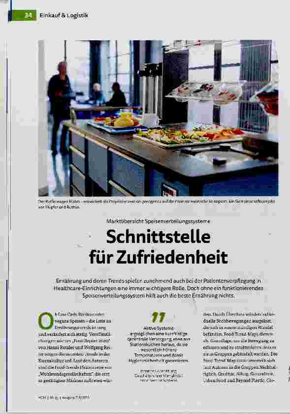Vorschauseite 1: Schnittstelle für Zufriedenheit