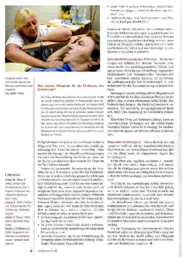 Vorschauseite 3: Parkinson!Umgang mit schwierigem Schlafverhalten