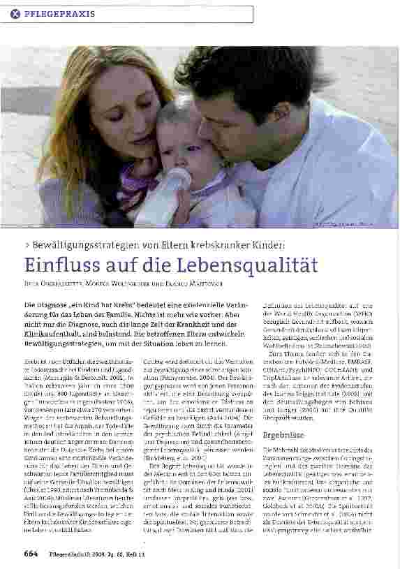 Vorschauseite 1: Einfluss auf die Lebensqualität