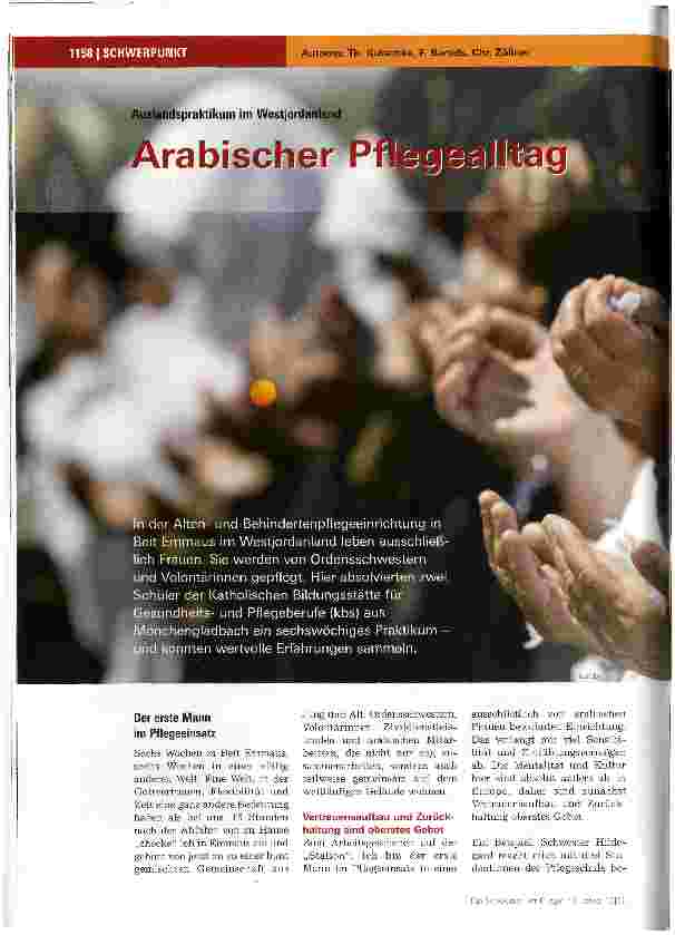 Vorschauseite 1: Arabischer Pflegealltag