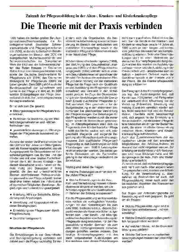Vorschauseite 1: Die Theorie mit der Praxis verbinden