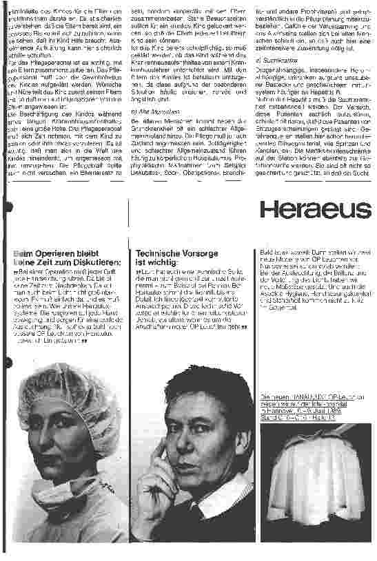 Vorschauseite 4: Braun-Preis für Krankenpflegeschulen 1988 Thema: Der Hepatitis B-Patient im Krankenhaus // 1. Preis: