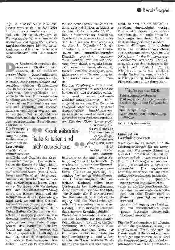 Vorschauseite 2: Die Gesundheitsreform 200