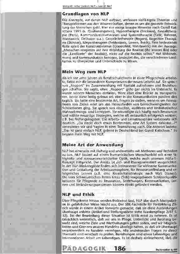 Vorschauseite 2: NLP - was ist das? NLP für die Unterrichtspraxis
