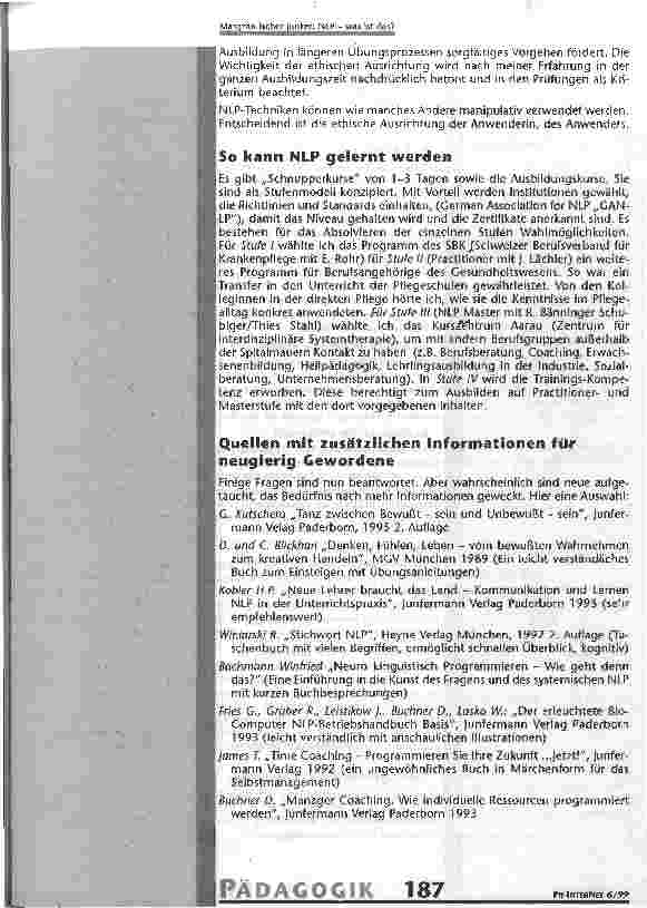 Vorschauseite 3: NLP - was ist das? NLP für die Unterrichtspraxis