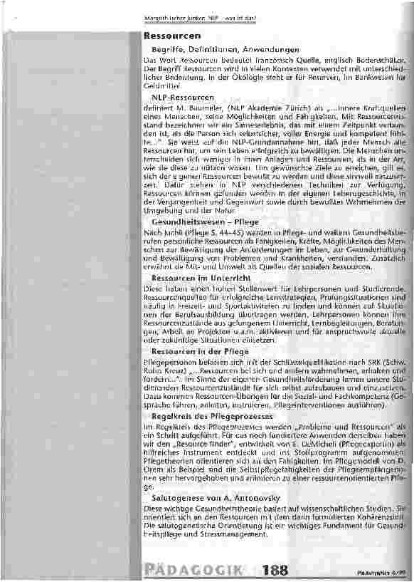 Vorschauseite 4: NLP - was ist das? NLP für die Unterrichtspraxis