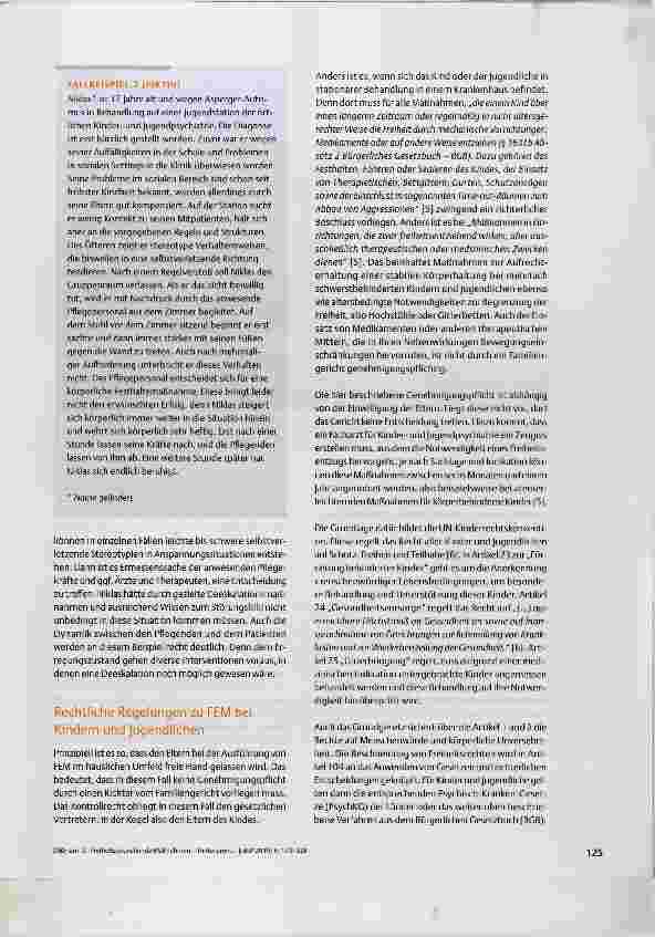Vorschauseite 3: Freiheitsentziehende Maßnahmen - Hintergrund, Notwendigkeit und Alternativen