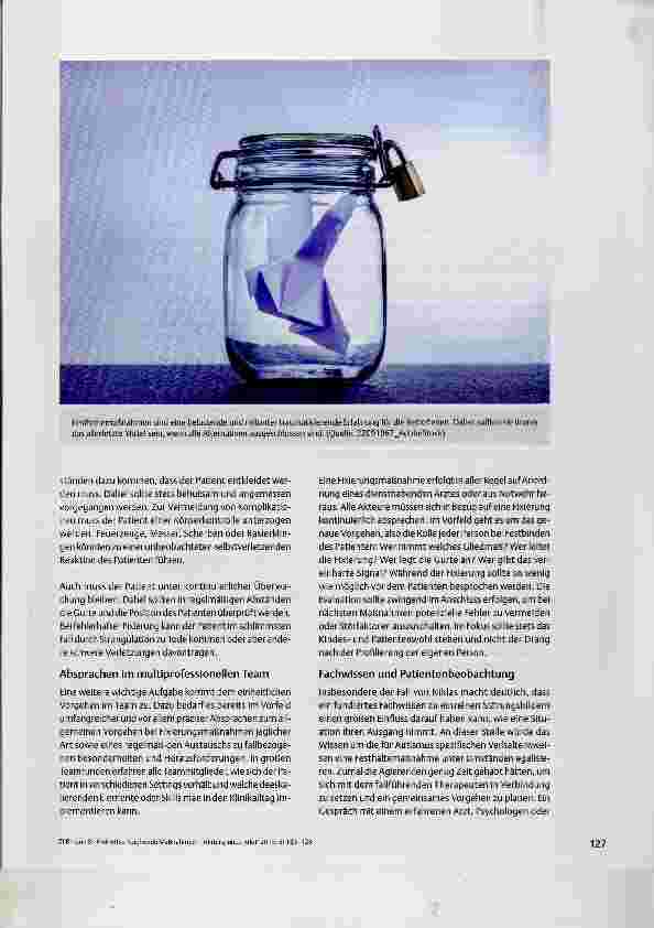 Vorschauseite 5: Freiheitsentziehende Maßnahmen - Hintergrund, Notwendigkeit und Alternativen