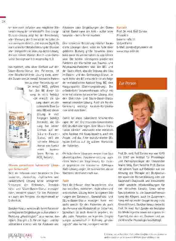Vorschauseite 2: Balancierte Infusionslösungen