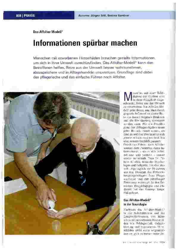 Vorschauseite 1: Informationen spürbar machen