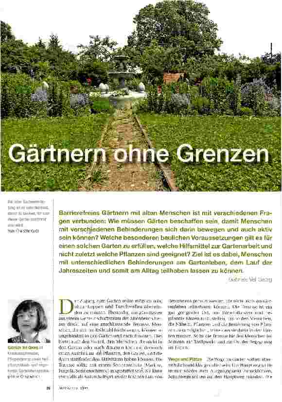 Vorschauseite 1: Gärtnern ohne Grenzen