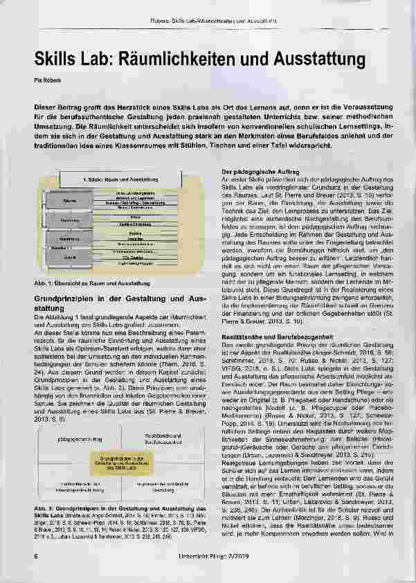 Vorschauseite 1: Skills Lab: Räumlichkeiten und Ausstattung