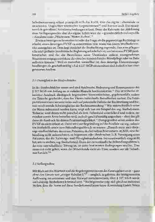 Vorschauseite 4: Juristische Probleme des sog. Sterbefastens