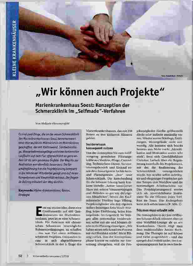 Vorschauseite 1: Wir können auch Projekte