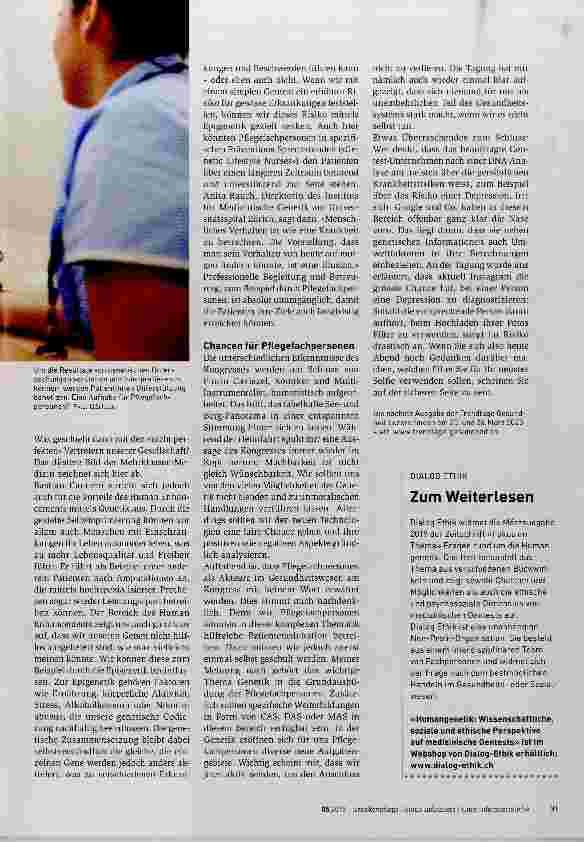 Vorschauseite 3: Genet (h)ik zwischen Chance und Dilemma