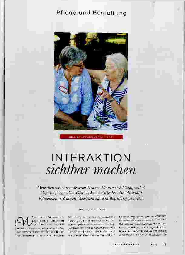 Vorschauseite 1: INTERAKTION sichtbar machen