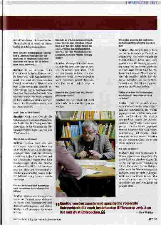 Vorschauseite 2: Von Einheitslust und Einheitsfrust