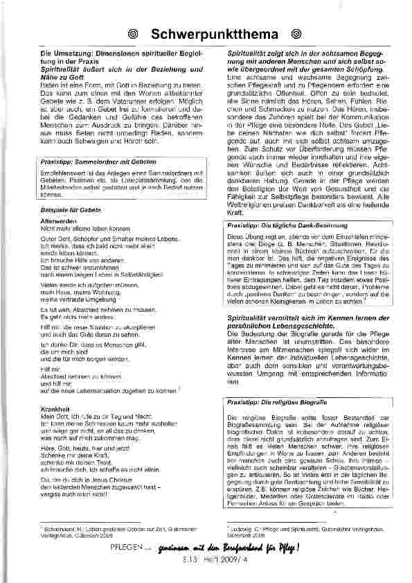 Vorschauseite 3: Spiritualität in der Pflege: Impulse und Inspirationen zur Förderung und Umsetzung einer spirituellen Kompetenz