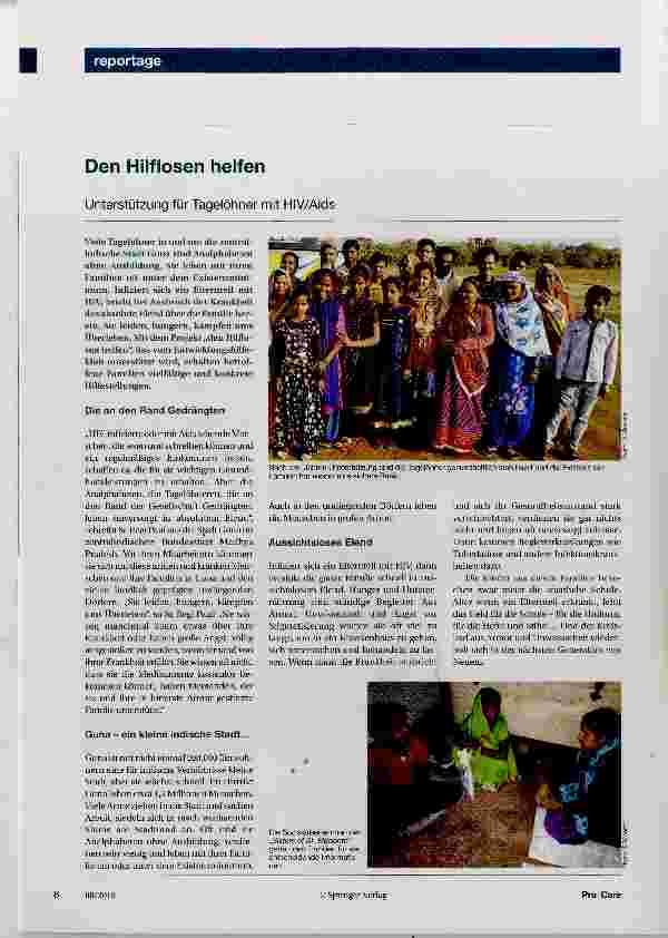 Vorschauseite 1: Den Hilflosen helfen