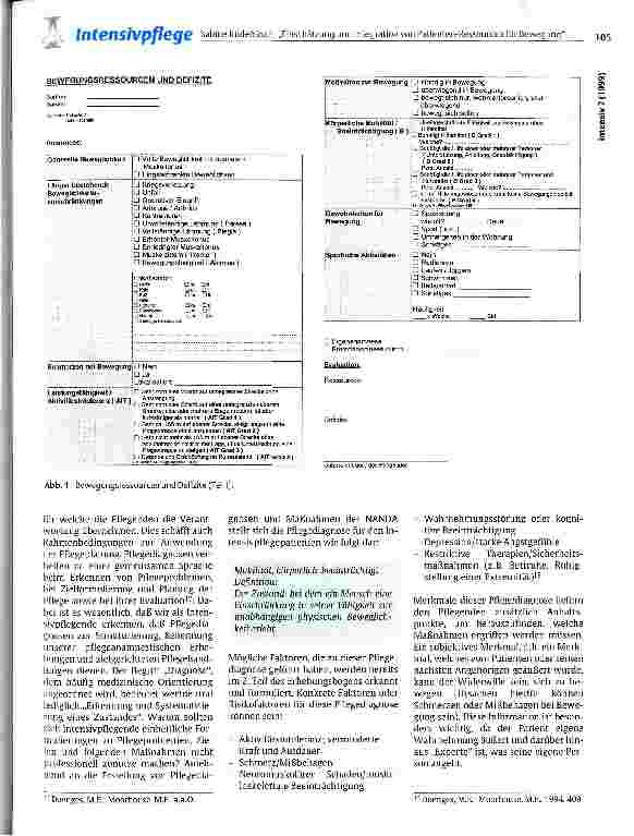 Vorschauseite 4: Einschätzung und Integration von Patienten-Ressourcen für Bewegung