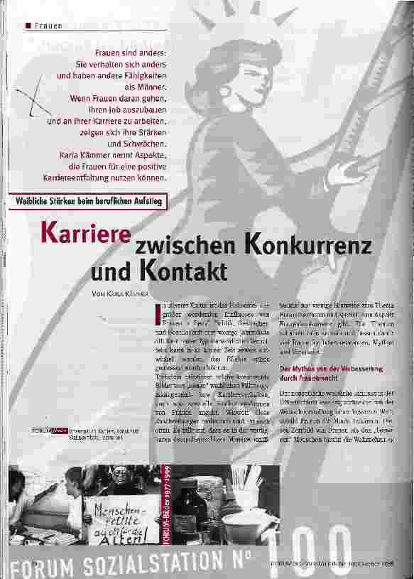 Vorschauseite 1: Karriere zwischen Konkurrenz und Kontakt