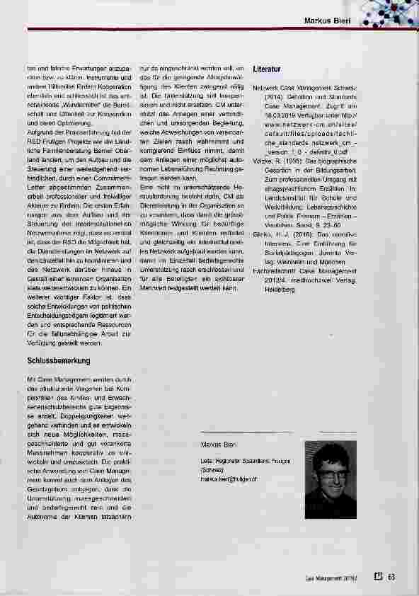Vorschauseite 5: Sozialdienst Frutigen; Case Management im Kindesund Erwachsenenschutz