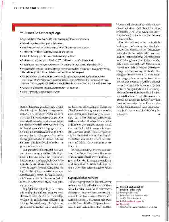 Vorschauseite 3: Sichere Harnableitung