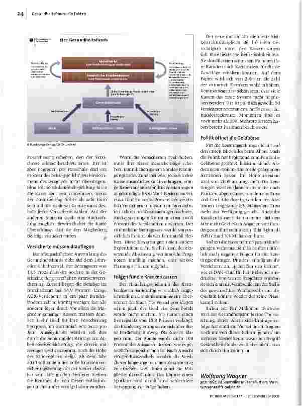 Vorschauseite 3: Der Gesundheitsfonds kommt