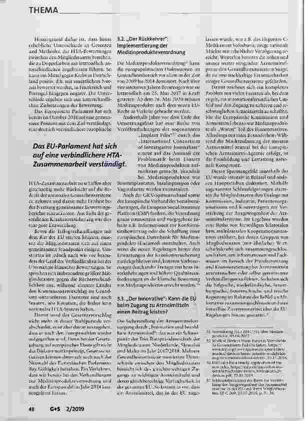 Vorschauseite 6: Ein neues Europäisches Parlament wird gewählt: 5 Jahre EU-Gesundheitsund Sozialpolitikwas wurde erreicht, was steht an?