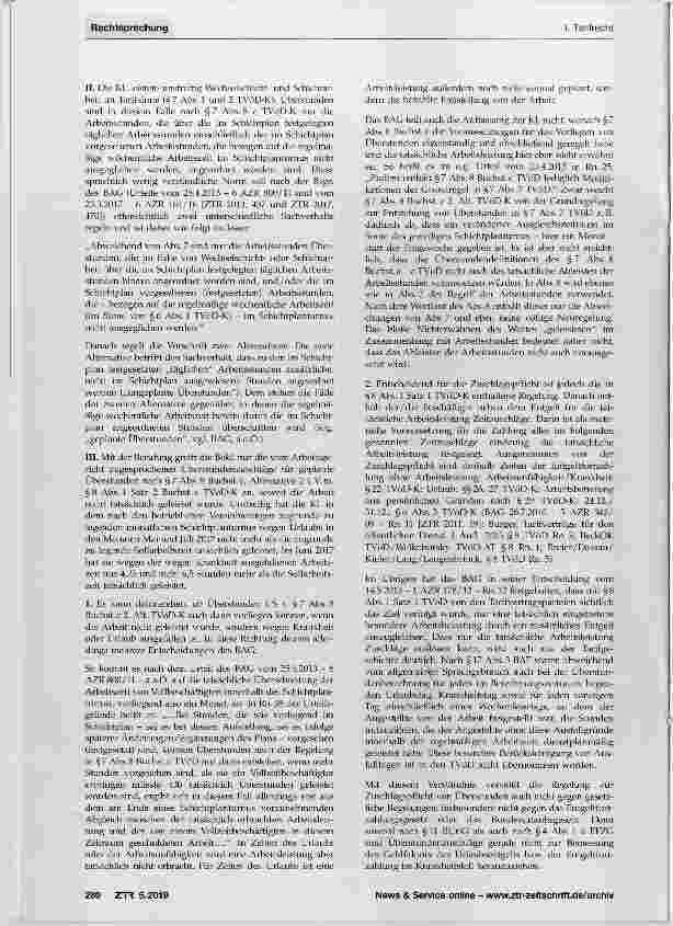 Vorschauseite 2: Arbeitszeitkonto Überstundenzuschläge