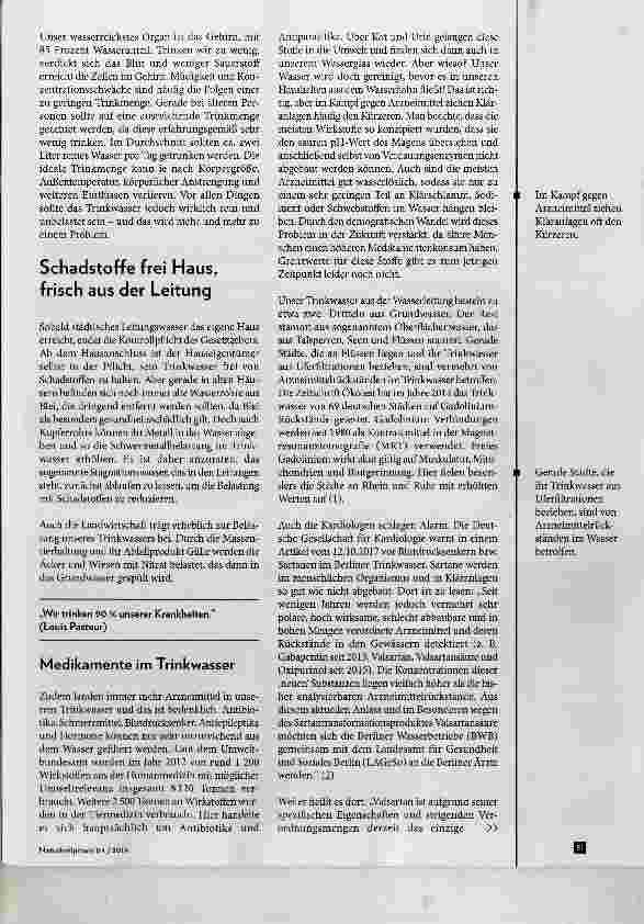 Vorschauseite 2: Der Quell des Lebens reines Wasser