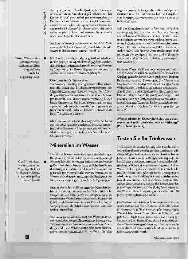Vorschauseite 3: Der Quell des Lebens reines Wasser