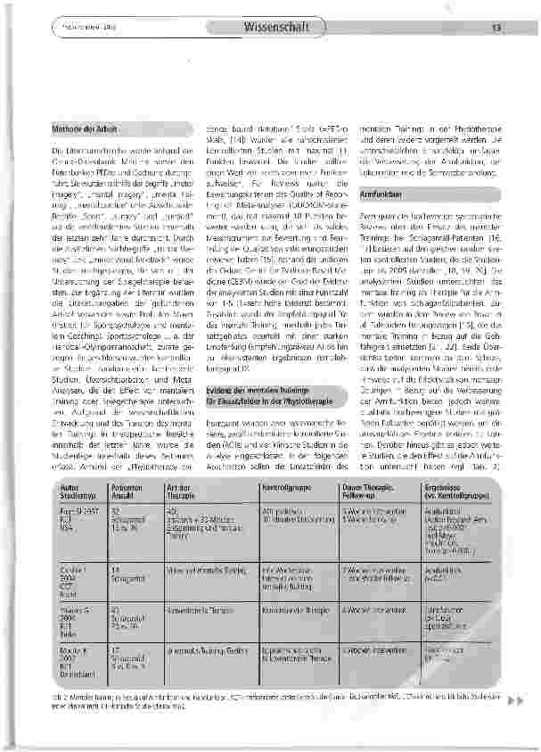 Vorschauseite 2: Mentales Training in der Physiotherapie