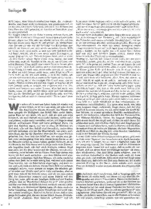 Vorschauseite 6: Der Bericht eines Patienten