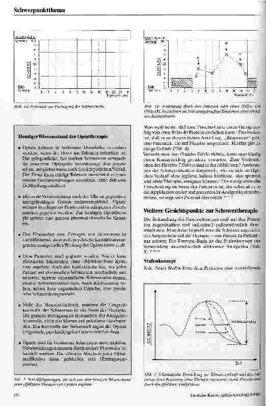 Vorschauseite 3: Praxis der Schmerztherapie bei Tumorpatienten Welchen Stellenwert haben Morphinmythos, Placebo und Suchtgefahr?