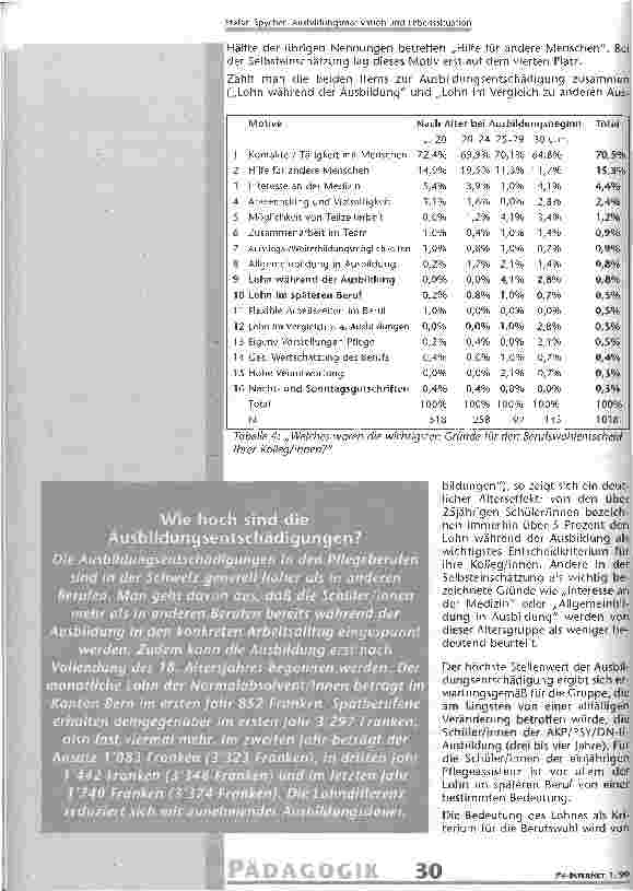 Vorschauseite 4: Ausbildungsmotivation und Lebenssituation von angehenden Krankenschwestern und -pflegern