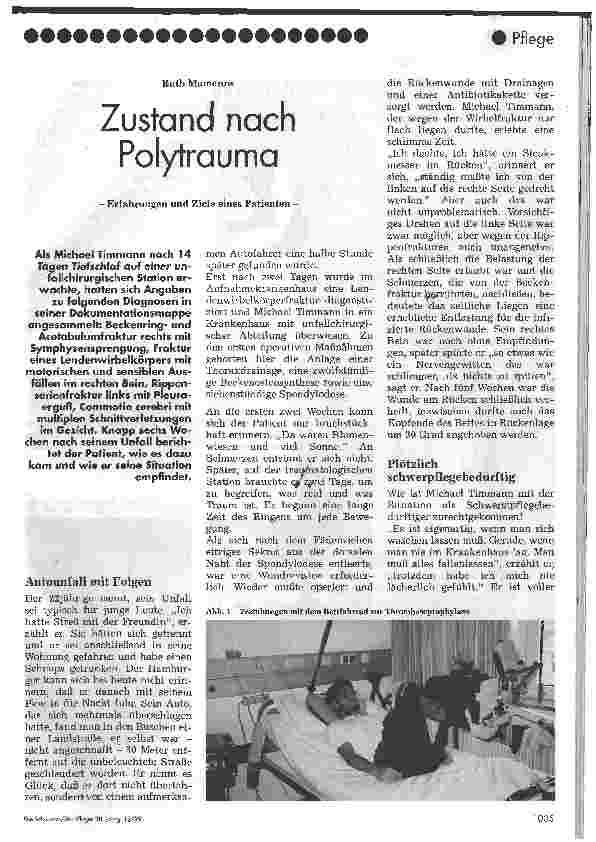 Vorschauseite 1: Zustand nach Polytrauma