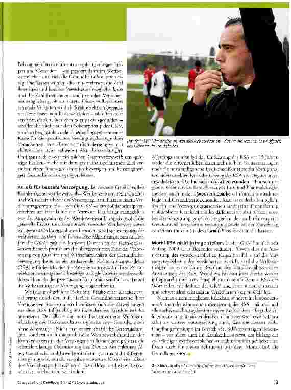 Vorschauseite 2: Ohne RSA kein Wettbewerb